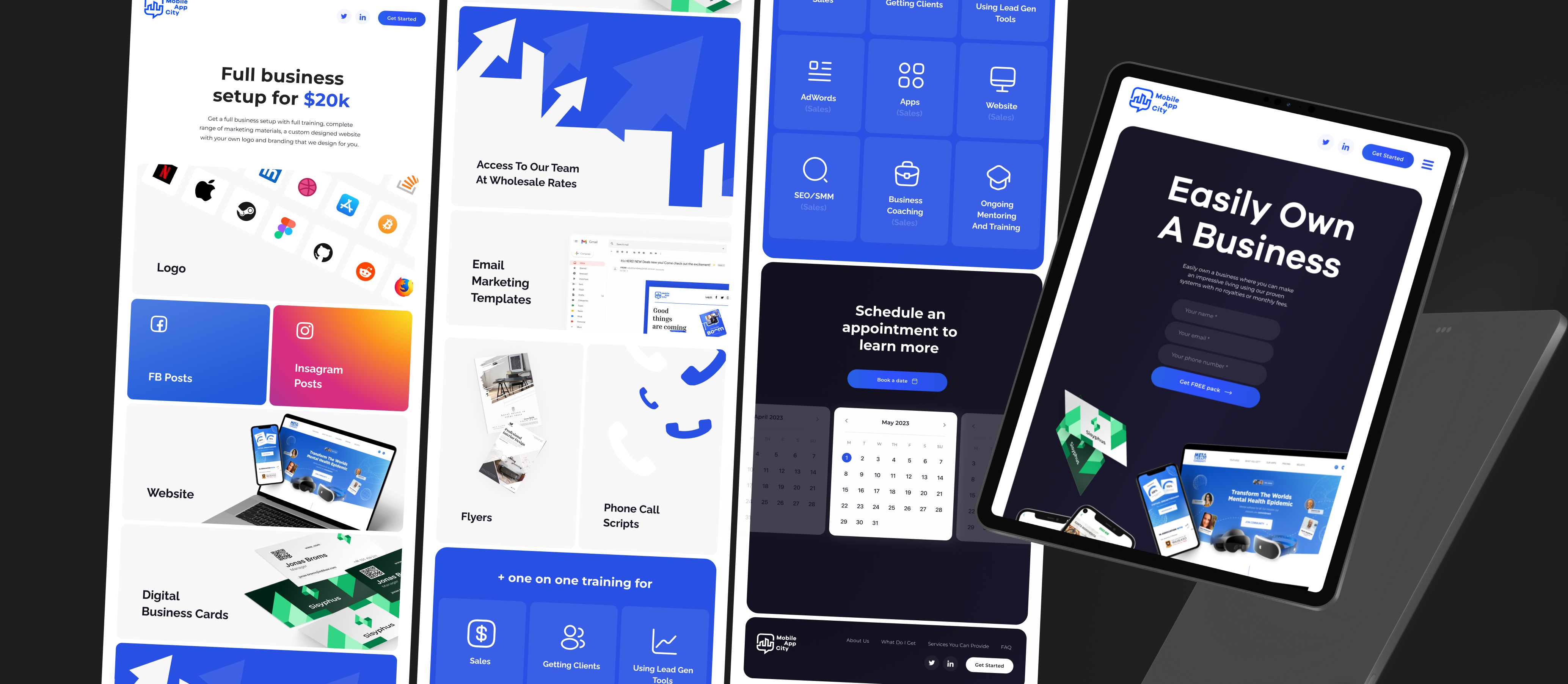 Mobile Apps City build screen 3